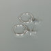 Sterling Silver Cross Charm Hoops | Charm Hoop Earrings | 12mm Ear |multipurpose | Silver | Bohemian Jewelry | E350 - by Oneyellowbutterfly