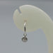 Sterling Silver Cubic Zirconia Charm Hoops | Diamante Earrings | 12mm Ear | Elegant Crystal | Boho | E360 - by Oneyellowbutterfly