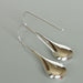 Sterling Silver Drop Earring | Simple Earrings | Tear | Silver Accessories | Gifts for her | Casual Earrings | E907 - by Oneyellowbutterfly