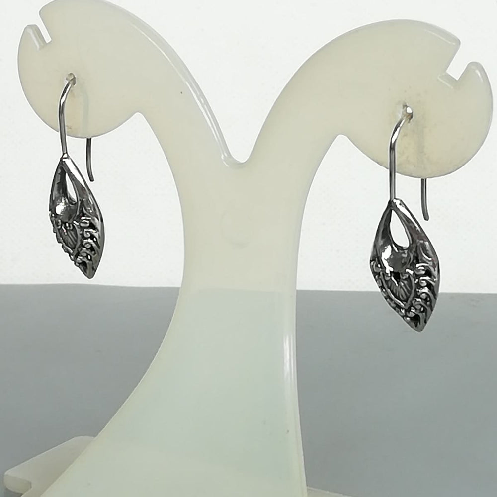 Sterling silver Egyptian earrings | Filigree | 925 Silver ear jewelry | ELTT - by OneYellowButterfly