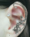 Sterling Silver Gecko Ear Climber | Lizard Creeper | Punk Jewelry | Reptile | Earring | Ear | E1110 - by Oneyellowbutterfly