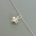 Sterling silver heart bracelet | Love charm | Boho | Minimalist jewelry | B27 - by OneYellowButterfly