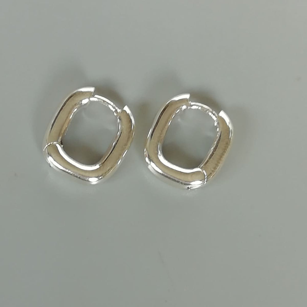 Update more than 173 sterling silver square hoop earrings latest