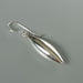 Sterling Silver Pointed Ellipse Earrings | Elegant | Long Ear Danglers | Oval Drop Dangler | E946 - by Oneyellowbutterfly