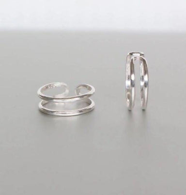 Rings Sterling Silver Toe Ring Bands Simple Stocking Stuffers Minimalist Bohemian (TS90)
