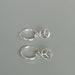 earrings Sterling silver tiny peace charm hoop | 12 mm | Hippie ear hoops | Bohemian jewelry | Charm | E862 - by OneYellowButterfly