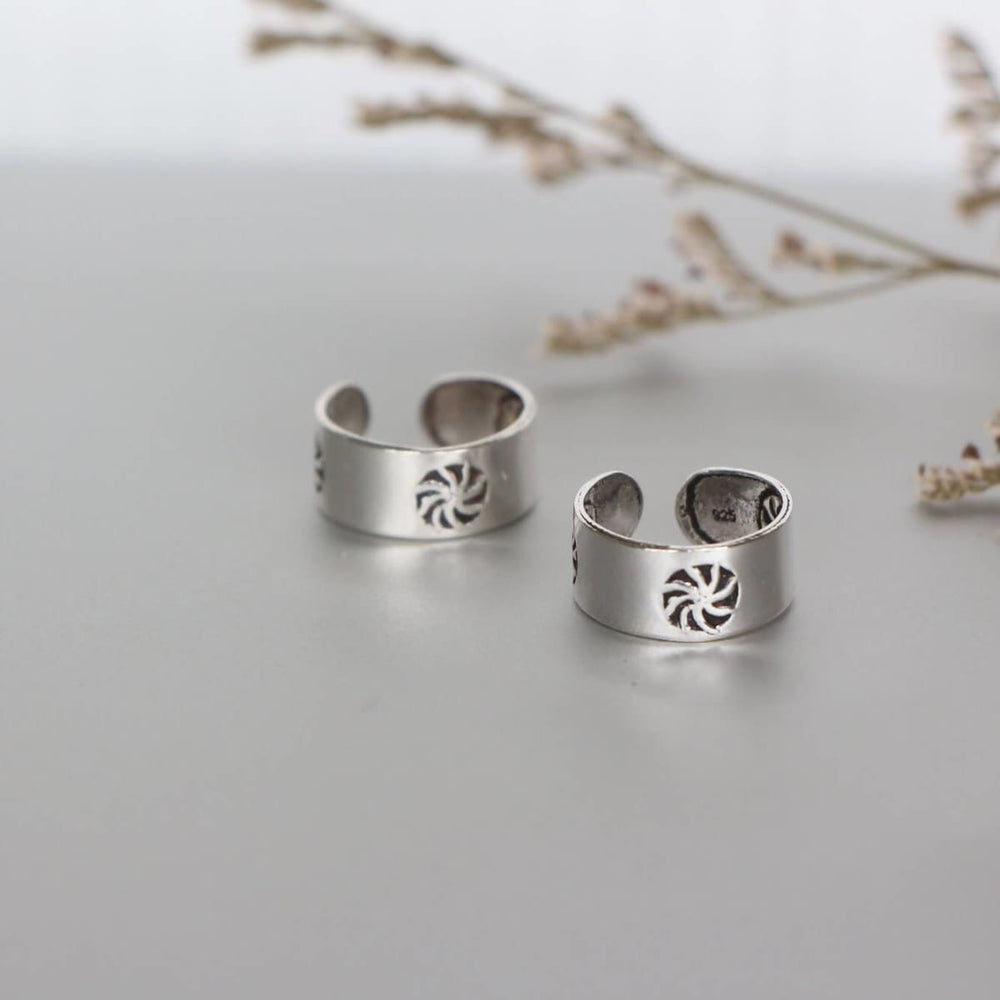 Rings Sterling Silver Toe Ring Adjustable Simple Gift For Her Bohemian Minimal Band (TS75)