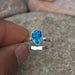 Rings Swiss Blue Topaz Ring 925 Sterling Silver December Birthstone Gift Wedding