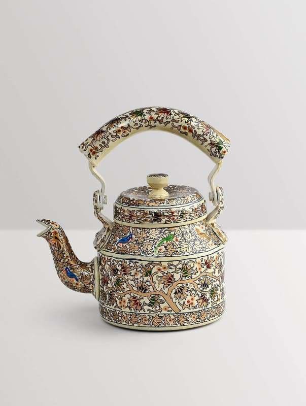 Painted Teapots Handmade Kaushalam Teapot: Oak Tree