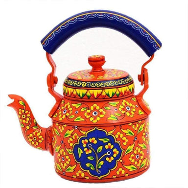 Kaushalam Hand Painted Tea Pot : MAGICAL AUTUMN - Title - Painted Teapots