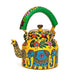 Painted Teapots KAUSHALAM HAND PAINTED TEA KETTLE (BIG): BLUE ELEPHANT