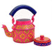 Kaushalam Hand Painted Tea Pot : DELICATE PINK - Painted Teapots