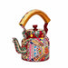 Painted Teapots KAUSHALAM HAND PAINTED TEA KETTLE: PEACOCK