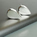 Tear drop ear studs | Tiny | Sterling silver minimalist earring | Casual | Silver jewelry | Geometric | E896 - by OneYellowButterfly