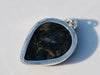 Teardrop Labradorite Pendant Sterling Silver Natural Gemstone Blue Flash Stone Boho Gift For Her - By Tanabanacrafts