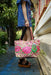 Thai Embroidered Shoppers Handbag with Tassel - by lannathaicreations