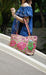 Thai Embroidered Shoppers Handbag with Tassel - by lannathaicreations