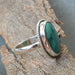 Rings Tibetan Turquoise Gemstone and 925 Sterling Silver Handmade Ring