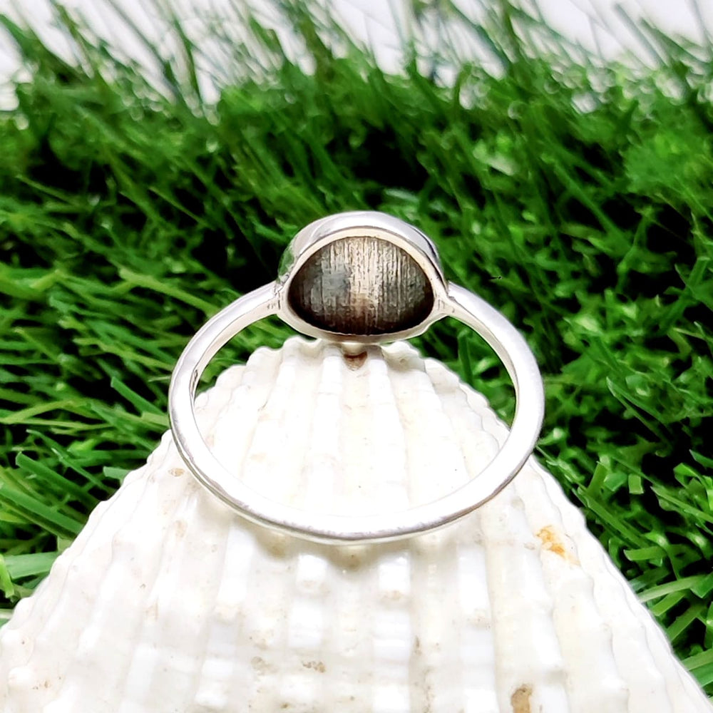 Tiny Dainty Stacking Ring Sterling Silver Stackable Statement Small Bacchaa Ring Circle Design - by Ancient Craft