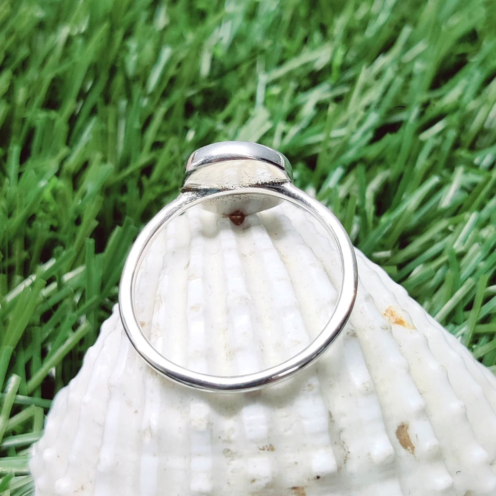 Tiny Dainty Stacking Ring Sterling Silver Stackable Statement Small Bacchaa Ring - by Ancient Craft