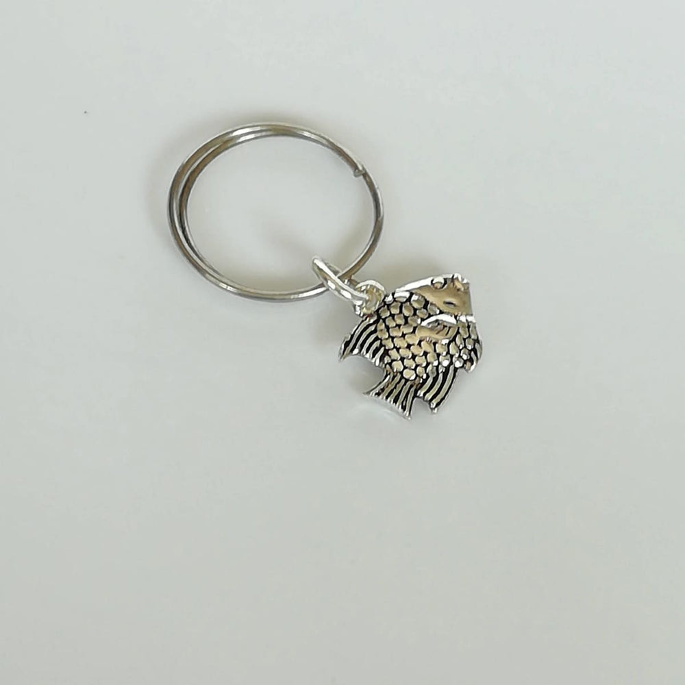 necklaces Tiny Fish Pendant - Silver Necklace - Cute Charm - Jewelry - Bohemian - Bracelet - Minimalist - PD346 - by NeverEndingSilver