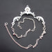 jewelry set Titanium Pearl & Garnet 925 Sterling Silver Handmade Designer Necklace Earring Set - by Vidita Jewels