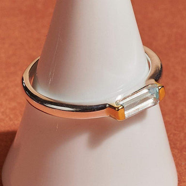 Rings Topaz Gemstone Silver Ring - by Maya Studio