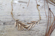 necklaces tree leaves choker gold brass natural organic perfect mom gift september trends botanical jewelry mai solorzano necklace - Title 
