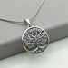 Tree of life pendant - friendship - Goodluck jewelry - Silver charm necklace - Bridesmaid gift idea- PD45 - by NeverEndingSilver