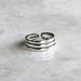 Toe Rings Triple layer silver toe ring Sterling Minimal Minimalist jewellery Classic (TR28) - by SilverCartel