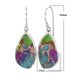 earrings Turquoise Earring 925 Sterling Silver Green Purple Copper Drop Gift For Women - by Rajtarang