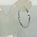 Twisted Hoops | Silver Hoop Earrings | Jewelry | Minimalist | Accessories | Big Ear | E4 - by Oneyellowbutterfly