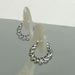 Twisted Hoops | Silver Hoop Earrings | Jewelry | Minimalist | Accessories | Casual Ear | E1121 - by Oneyellowbutterfly