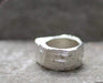 Rings unisex raw big ring alchemy band stunning rough silver nature organic inspiration art jewelry very special gift