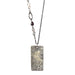 The water lily pond silver pendant necklace LEFT - by Metal Studio Jewelry