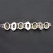 bracelets Wedding Gift Lemon Quartz & Peridot Garnet Hand Crafted Indian 925 Sterling Silver Link Chain Bracelet Jewelry - by Vidita Jewels