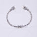 White Pearl Woven Cuff Bracelet Gemstone Handmade Bali Jewelry Gift - by Aurolius