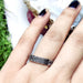 Women Men’s Wide Band Open Ring Oxidized 925 Sterling Silver Statement - by Ancient Craft