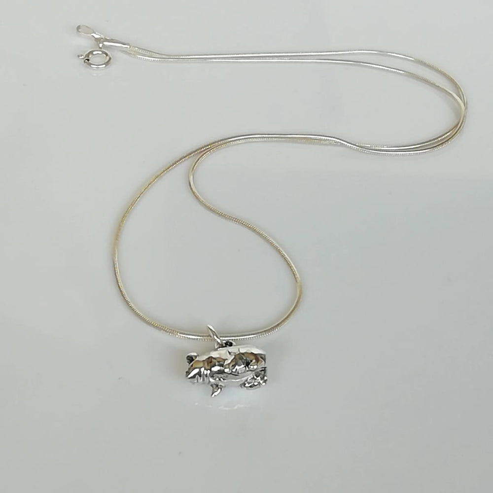 necklaces Year Of pig - Silver Pig Necklace - Cute Charm - Jewelry - Multipurpose - Bohemian Pendant - Bracelet - PD344 - by 